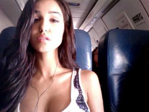 Ashley Sky taking a selfie