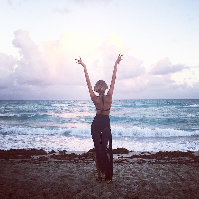 Jourdan Dunn in a bikini