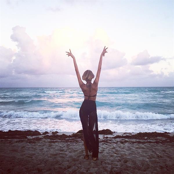 Jourdan Dunn in a bikini