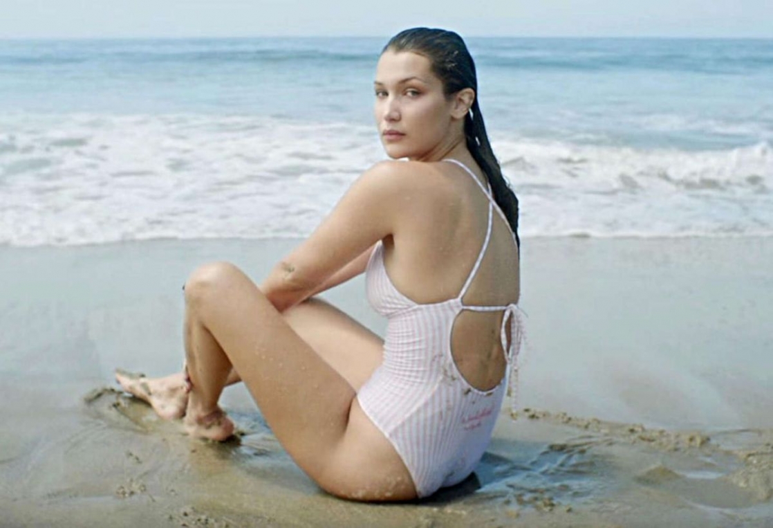Bella Hadid in a bikini