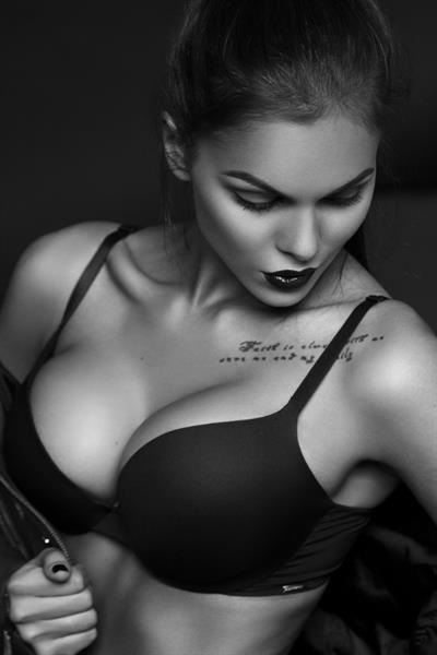 Viktoria Odintsova in lingerie