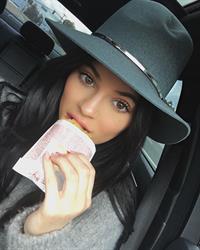Kylie Jenner taking a selfie