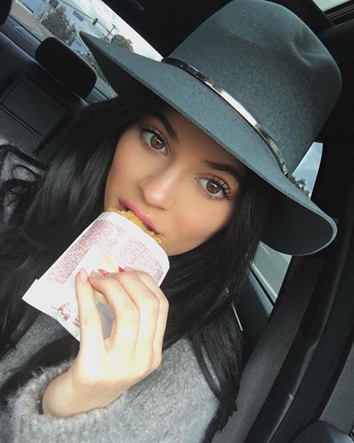 Kylie Jenner taking a selfie