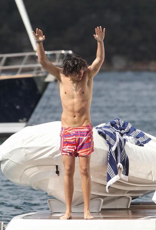 Harry Styles in a bikini