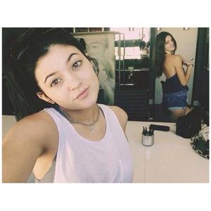 Kylie Jenner taking a selfie