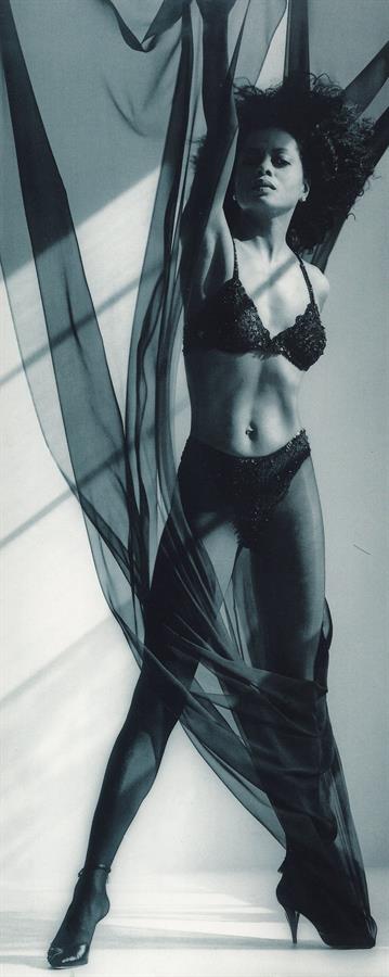Diana Ross in lingerie