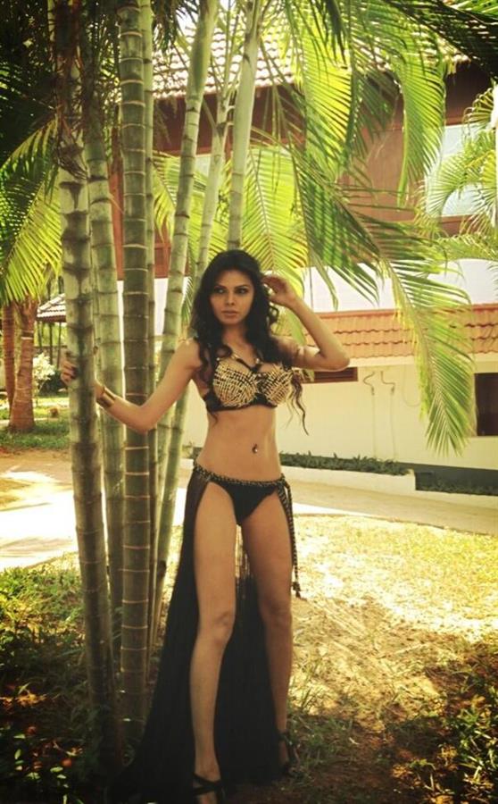 Sherlyn Chopra in a bikini