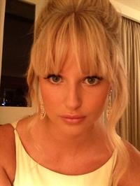 Genevieve Morton taking a selfie