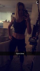 Genevieve Morton taking a selfie