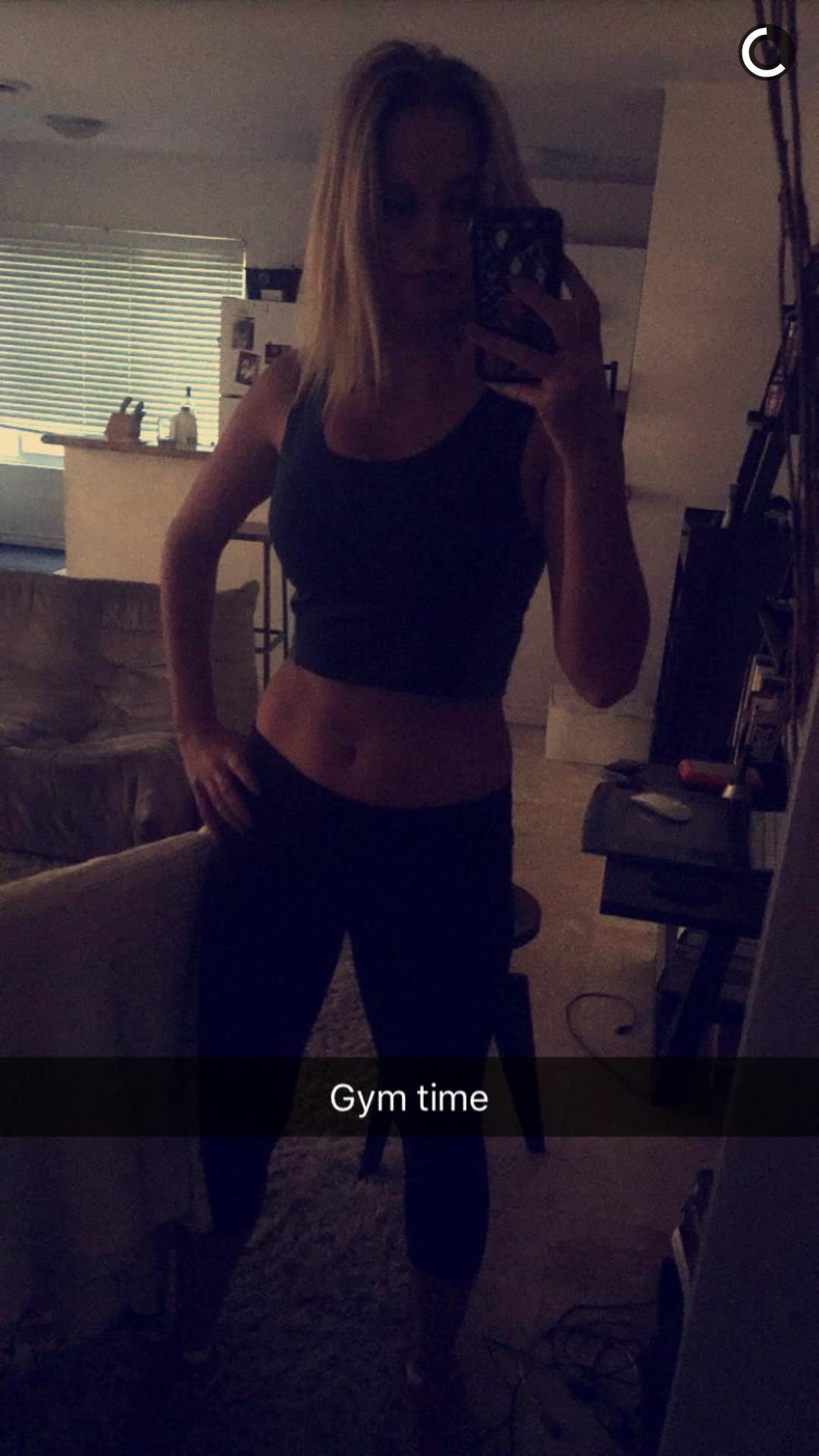 Genevieve Morton taking a selfie