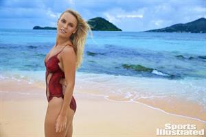 Caroline Wozniacki Nude Pictures Sports Illustrated Swimsuit 2016 - Caroline Wosniacki body paint