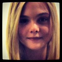 Elle Fanning taking a selfie