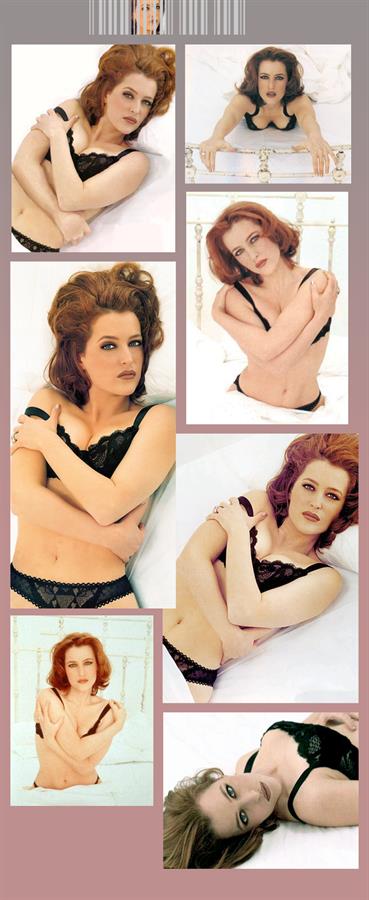 Gillian Anderson in lingerie