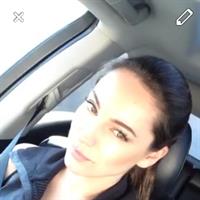 Kelly Brook taking a selfie