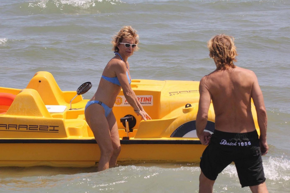 Carmen Russo in a bikini