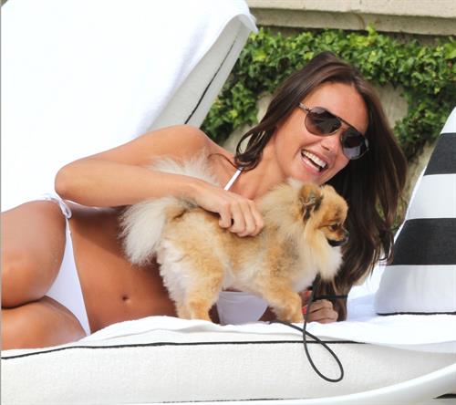 Tamara Ecclestone in a bikini