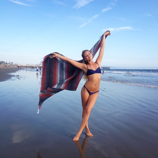 Jessie Andrews in a bikini