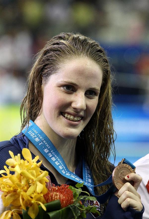 American Olympic Swimmer Missy Franklin won Gold in the 2012 Olympics