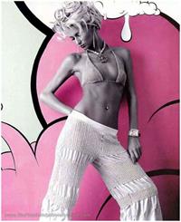 Paris Hilton in a bikini