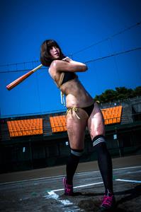 Ami Inamura in a bikini