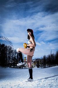 Ami Inamura in a bikini