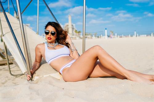 Tianna Gregory in a bikini