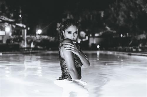 Tianna Gregory in a bikini