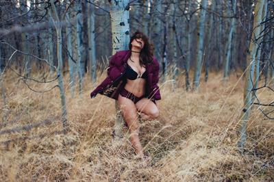 Tianna Gregory in lingerie