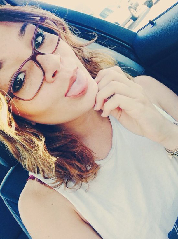 Anonymous taking a selfie