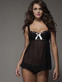 Violet Budd in lingerie