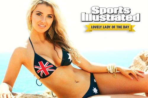 Emily Sears in a bikini