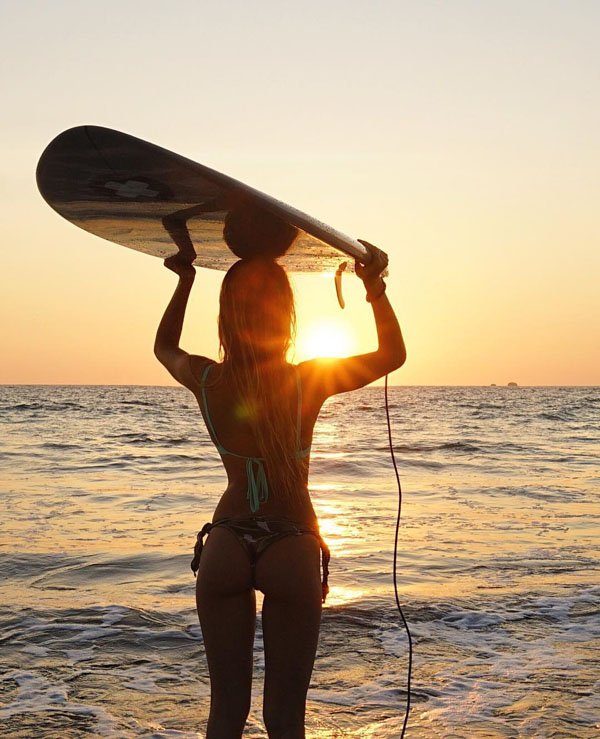 Jessica Goicoechea in a bikini - ass