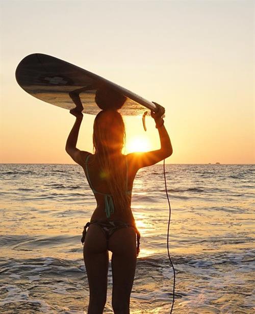 Jessica Goicoechea in a bikini - ass
