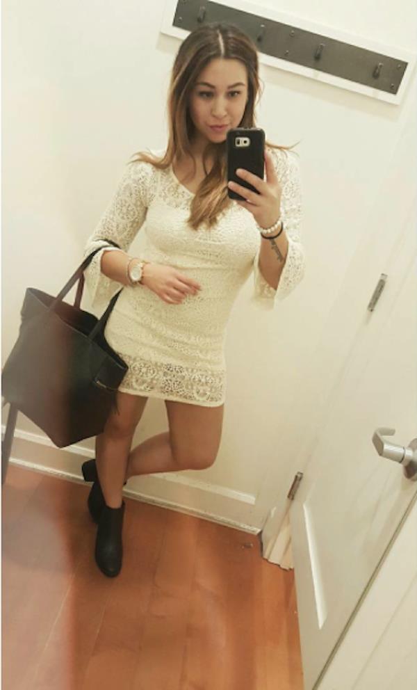 Alicia Michaela taking a selfie