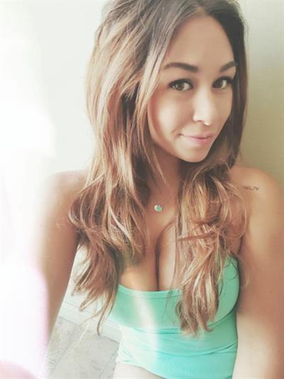 Alicia Michaela taking a selfie