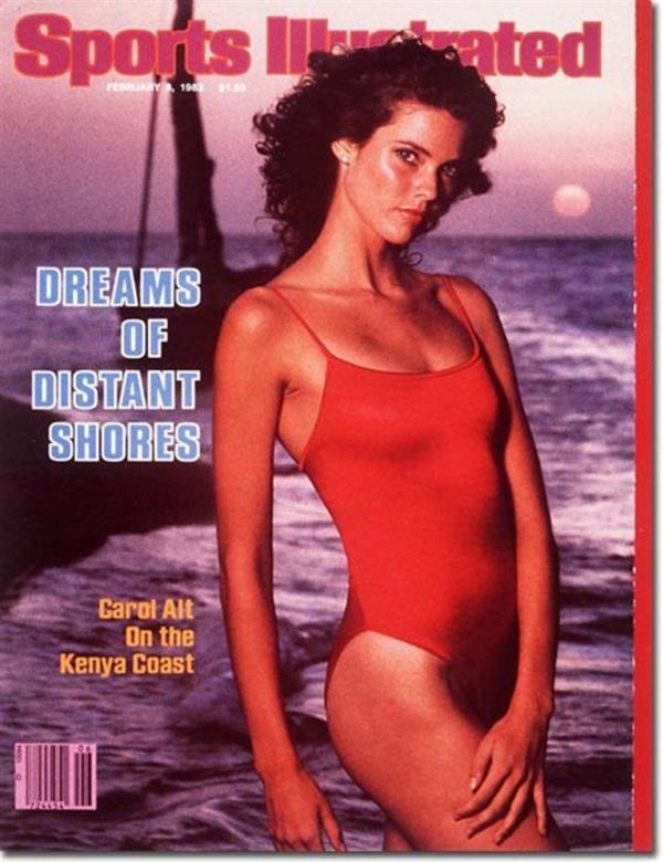 Carol Alt - February 8, 1982. Sports Illustrated Swimsuit Cover