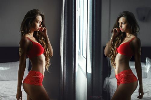 Lyubov Gulyak in a bikini