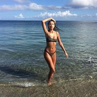 Candice Blackburn in a bikini