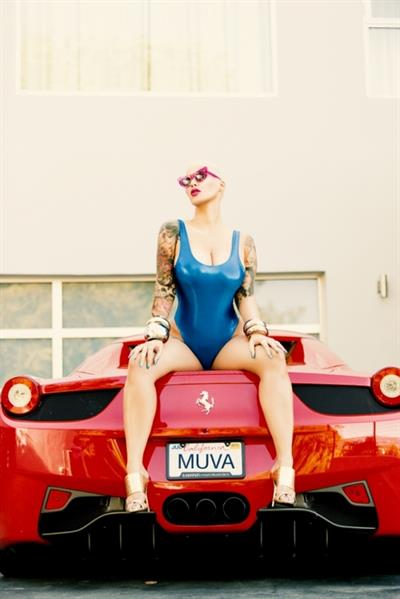 Amber Rose in a bikini