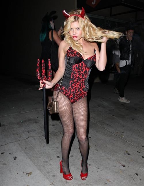 Chanel West Coast in lingerie