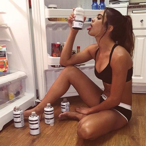 Kyra Santoro in a bikini