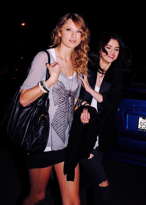 Selena Gomez Pictures Selena Gomez and Taylor Swift outside a bowling alley in Los Angeles