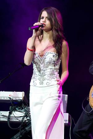 Selena Gomez KIIS FM's Jingle Ball 2010 NOKIA Theatre Los Angeles on December 5, 2010