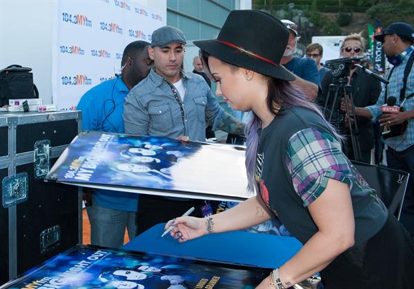 Demi Lovato attends 104.3 MY FM My Big Night Out on June 16, 2014 in Hollywood, California