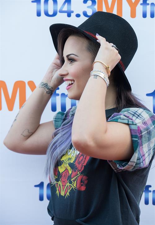 Demi Lovato attends 104.3 MY FM My Big Night Out on June 16, 2014 in Hollywood, California
