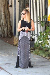 Ashley Tisdale heads to a hair salon in West Hollywood June 12, 2014