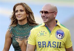 Jennifer Lopez performs during the Opening Ceremony of the 2014 FIFA World Cup Brazil June 12, 2014