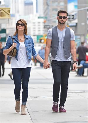 Ashley Greene strolling through NYC June 11, 2014