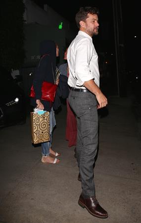 Diane Kruger and Joshua Jackson leaving Giorgio Baldi June 11, 2014