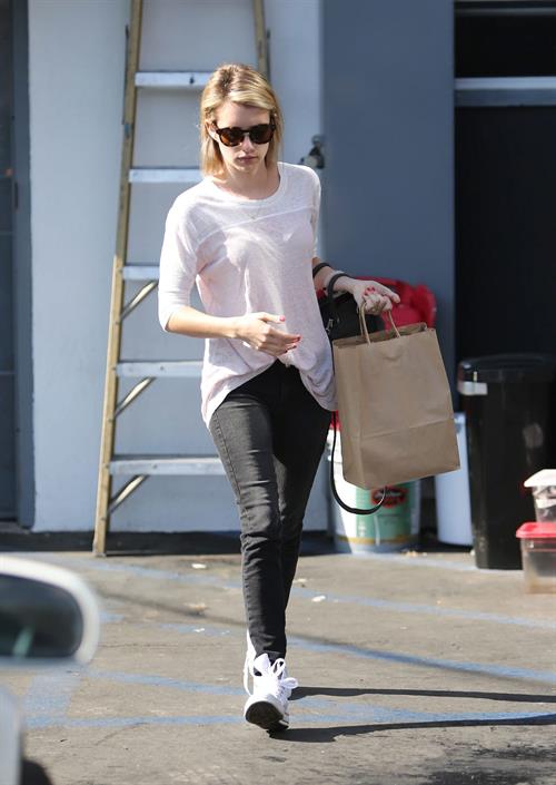 Emma Roberts out in Beverly Hills June 9, 2014